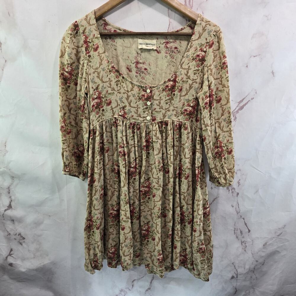 Denim & Supply Ralph Lauren Shirt Womens XS Babydoll Coastal Cowgirl Floral